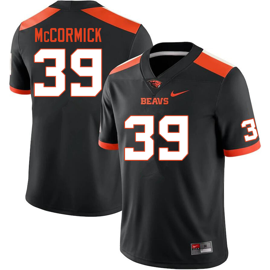 Men #39 Josh McCormick Oregon State Beavers College Football Jerseys Sale-Black